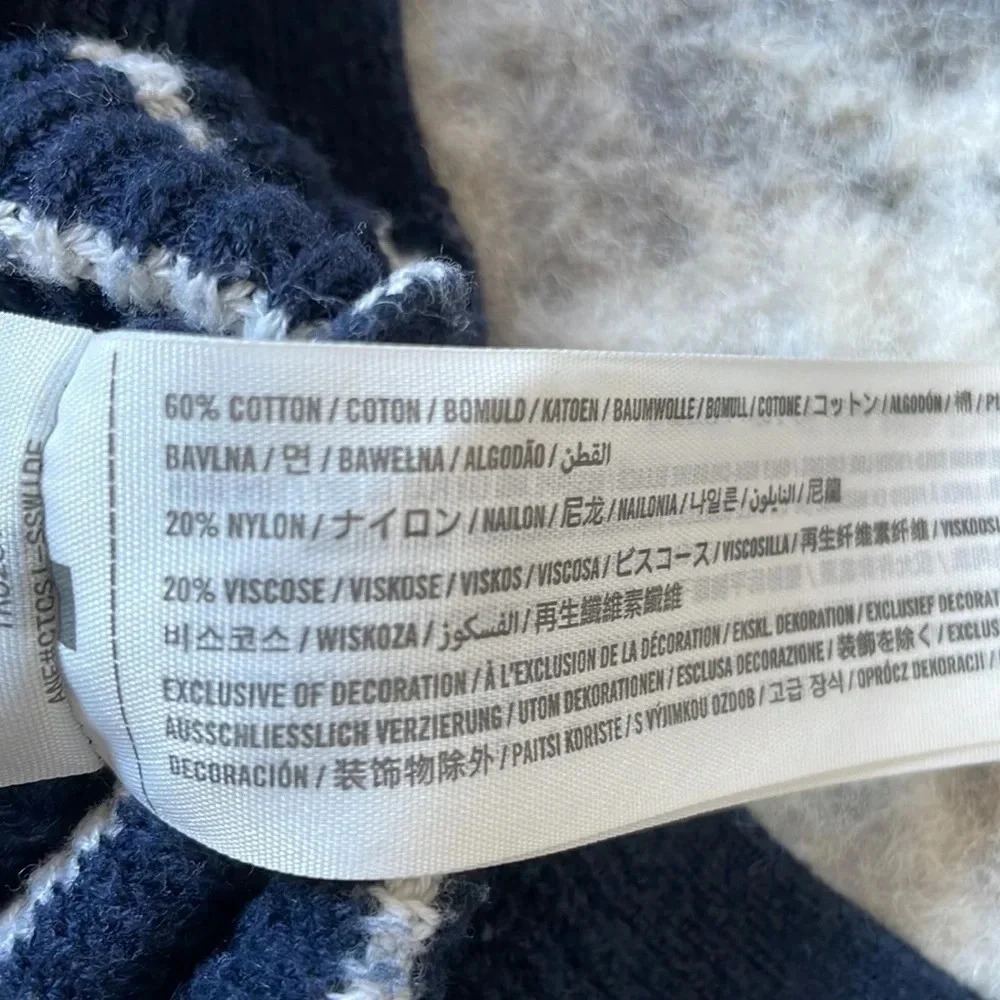 Abercrombie Striped V Neck Sweater - Picture 6 of 11